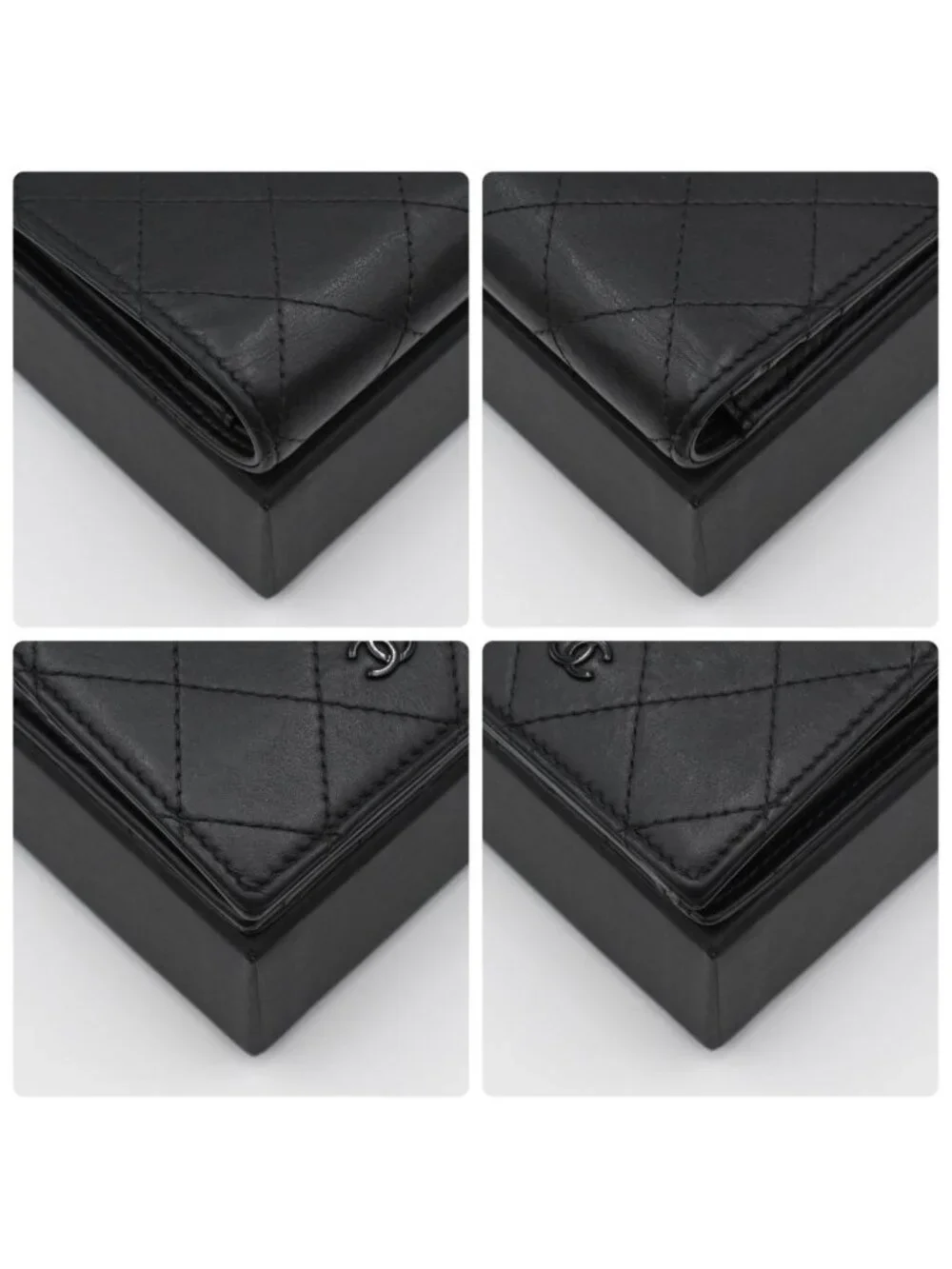 Chanel Bifold Wallet CC Logo Quilted Small